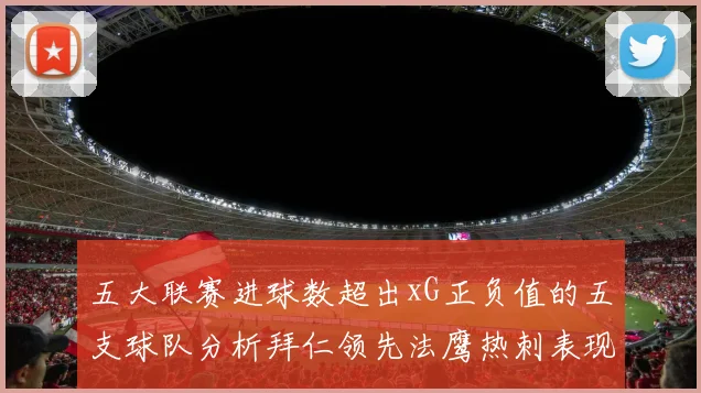 五大联赛进球数超出xG正负值的五支球队分析拜仁领先法鹰热刺表现抢眼